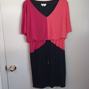 FUN AND FUNKY COLOR BLOCK DRESS